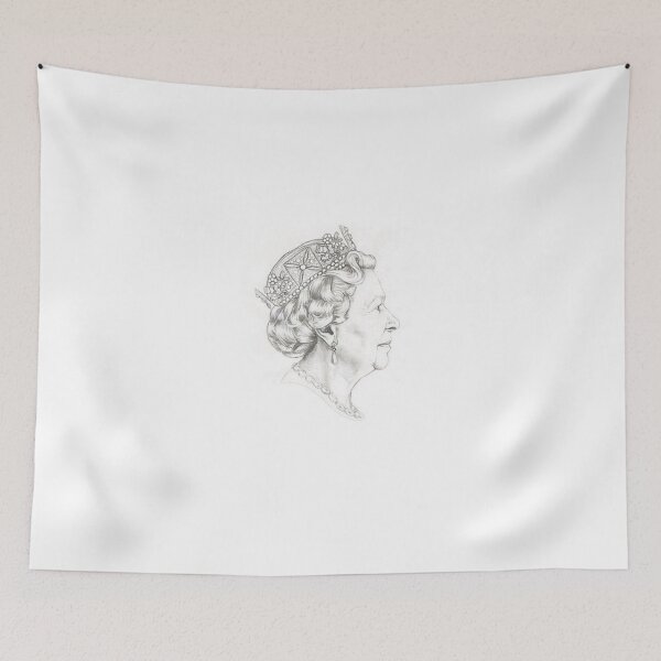 Item preview, Queen Elizabeth II Illustration designed and sold by dualogy.