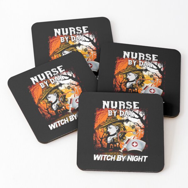 Item preview, Nurse By Day Witch By Night halloween scary pumpkin funny cute vintage designed and sold by beckadamr.