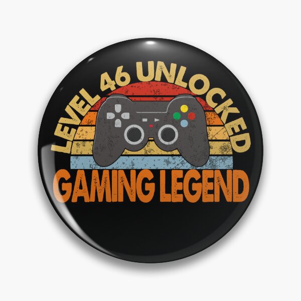 Aperçu de l'œuvre Légende du jeu débloqué de niveau 46 | Joueur légendaire vintage créée et vendue par Qudkin.