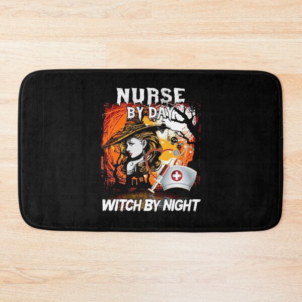 Item preview, Nurse By Day Witch By Night halloween scary pumpkin funny cute vintage designed and sold by beckadamr.