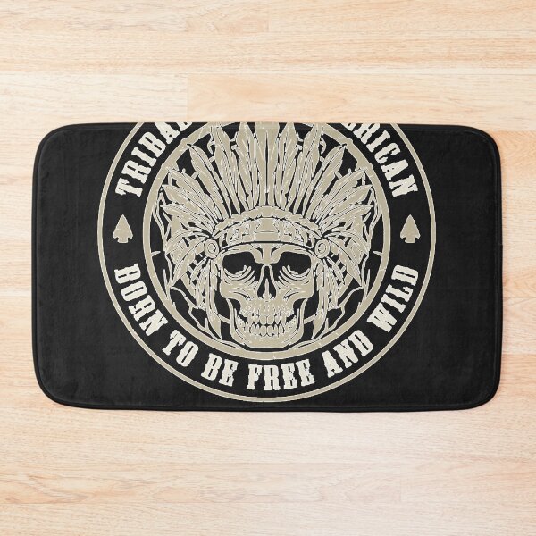 Item preview, Indian Native American chief skull designed and sold by KurtMcQuee.