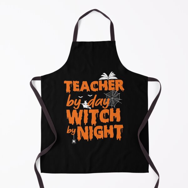 Item preview, Teacher By Day Witch By Night halloween scary pumpkin funny cute vintage designed and sold by beckadamr.