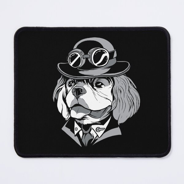 Item preview, Cavalier dog in steampunk attire designed and sold by Rob-Son.