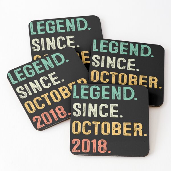 Item preview, Legend Since October 2018 4th Birthday Gifts 4 Years Old Boy designed and sold by Axelhellquis.
