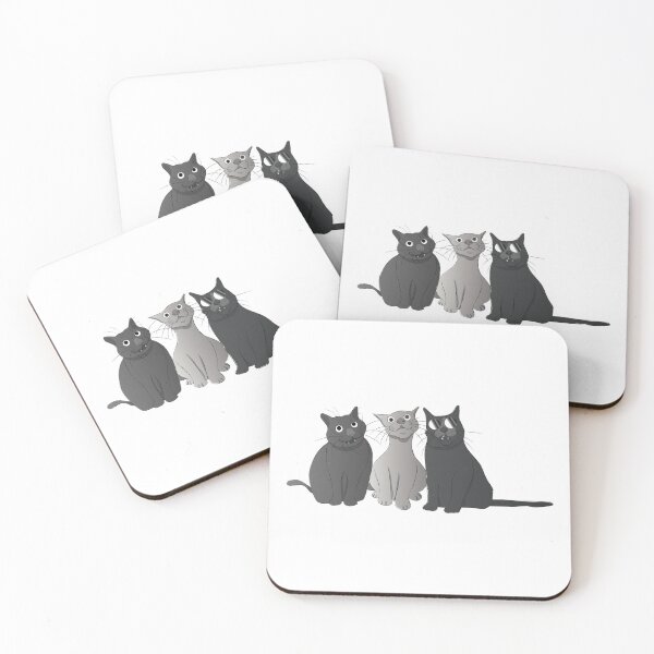 Item preview, Three black cats are triple misfortune designed and sold by Art-of-Rory.