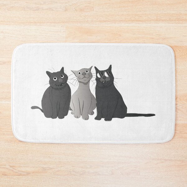 Item preview, Three black cats are triple misfortune designed and sold by Art-of-Rory.