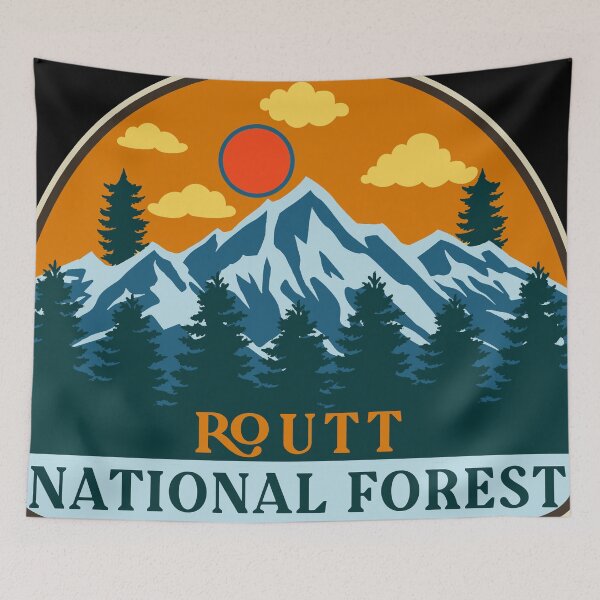 Item preview,  Routt national forest-Vintage designed and sold by Nature-mark.
