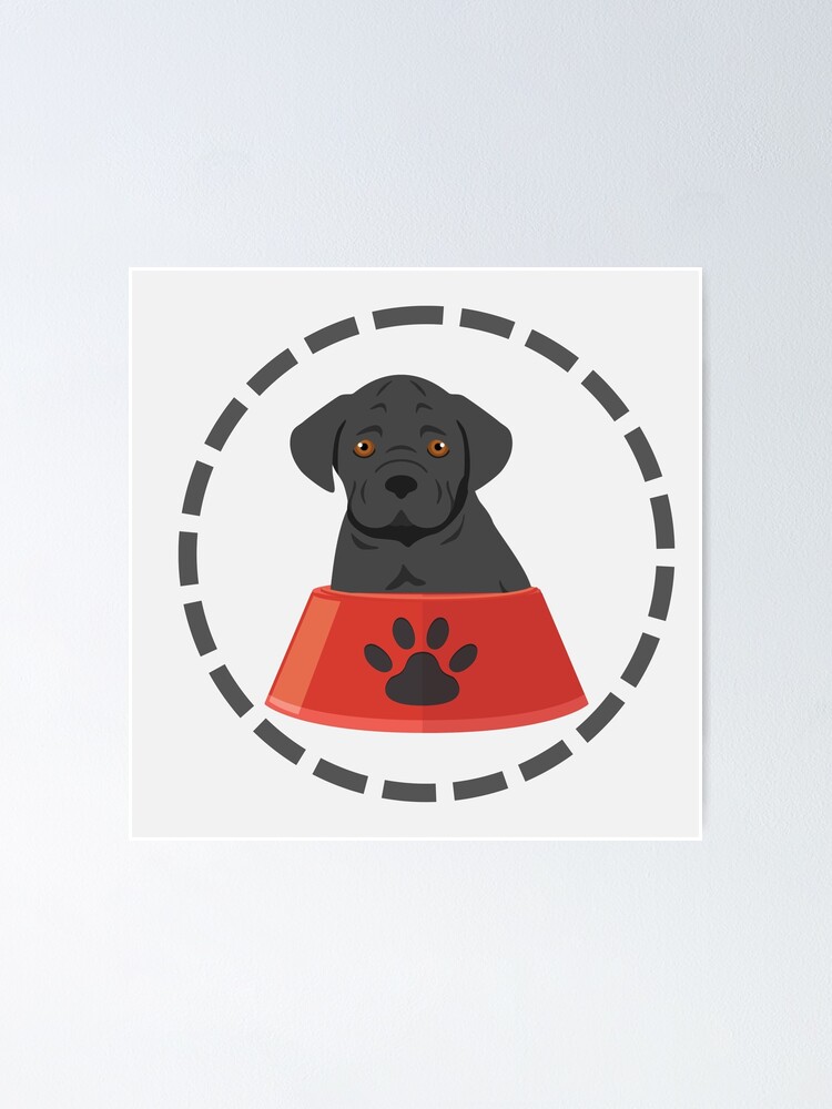 "cane corso puppy " Poster for Sale by PrideCasuals Redbubble