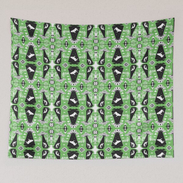 Item preview, Alien Abduction Pattern, Inverted Variant designed and sold by SamohtCreates.