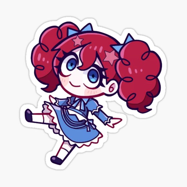 cute poppy chibi Sticker
