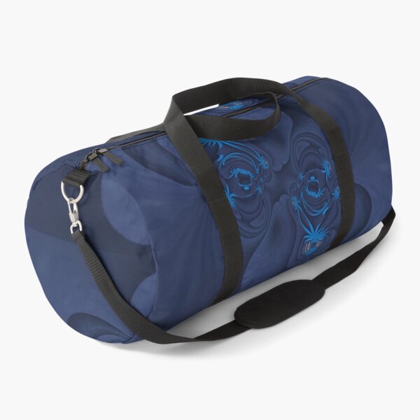 Item preview, inkblot cartoon doodle butterfly style design in cobalt and bright blue designed and sold by mister-john.