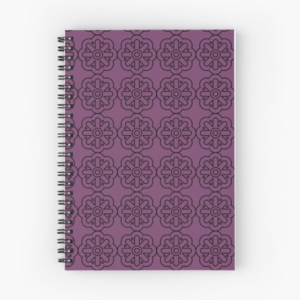 Item preview, Geometric Pattern: Seljuk: Aubergine Black designed and sold by Red Wolf.