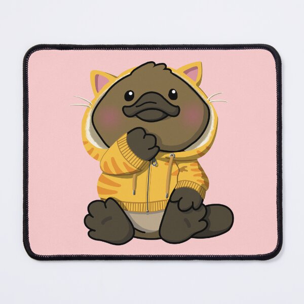 Item preview, PlatyPuss - Cartoon of Cute Platypus Wearing Cat Ears Hoodie designed and sold by Jazznote.