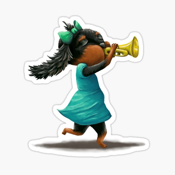 A Cornet Setter Sticker