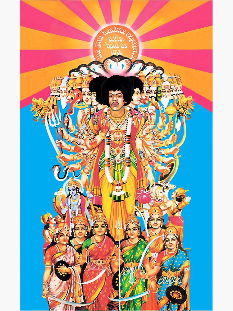 "Axis Bold As Love (HD)" Sticker for Sale by ClarenceRansom Redbubble