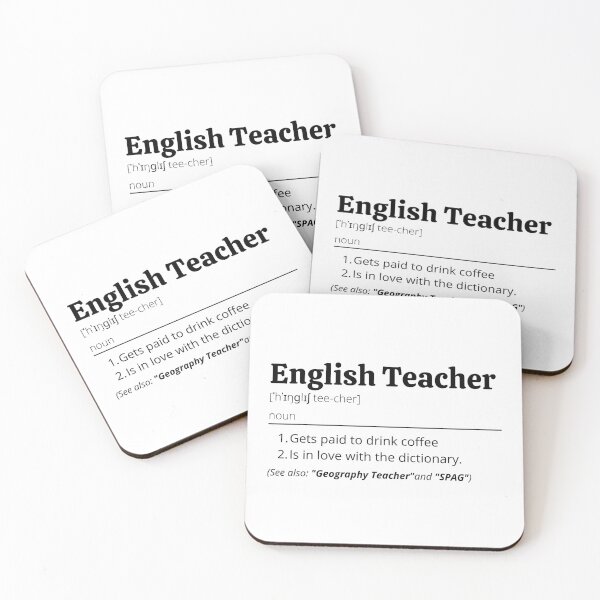 Item preview, English Teacher Definition designed and sold by Creatoe.