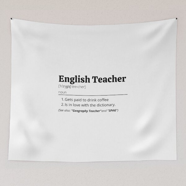Item preview, English Teacher Definition designed and sold by Creatoe.
