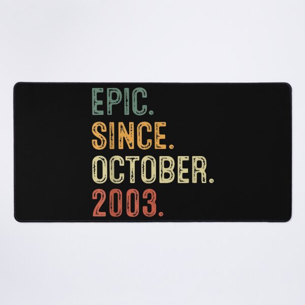 Item preview, 19 Year Old Epic Since October 2003 Vintage 19th Birthday designed and sold by Axelhellquis.