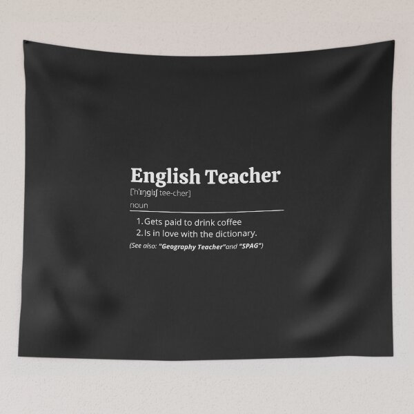 Item preview, English Teacher Definition designed and sold by Creatoe.