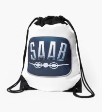 SAAB Logo Drawstring Bag