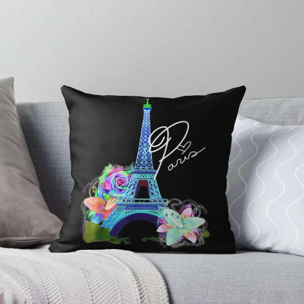 Item preview, Paris Eiffel Tower Colorful Paris Pride Flower designed and sold by JUNIPERSTEVEN.