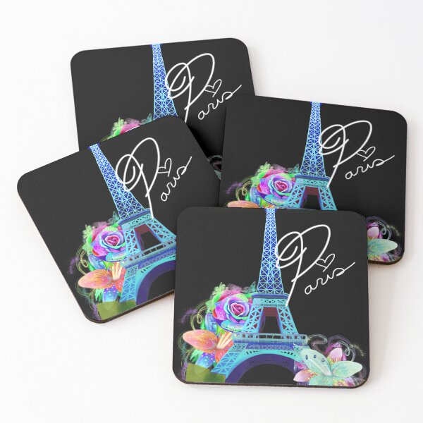 Item preview, Paris Eiffel Tower Colorful Paris Pride Flower designed and sold by JUNIPERSTEVEN.
