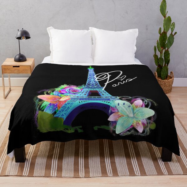Item preview, Paris Eiffel Tower Colorful Paris Pride Flower designed and sold by JUNIPERSTEVEN.