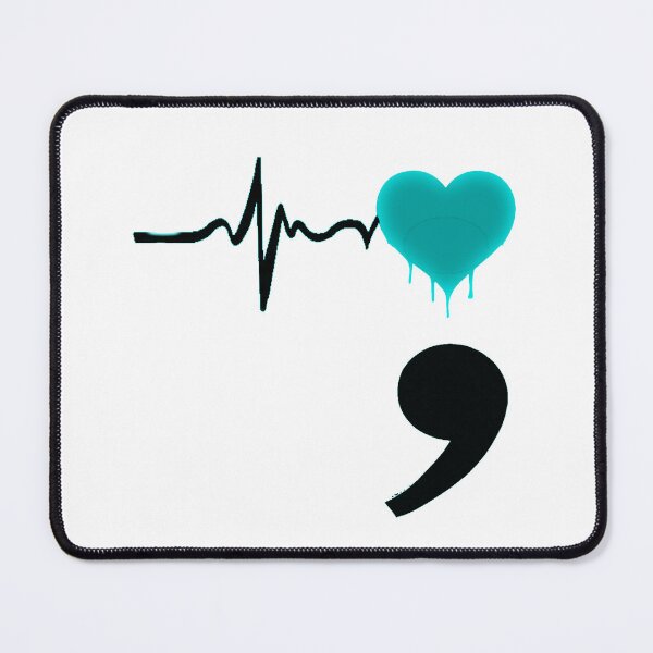 Item preview, Semicolon - green hart designed and sold by UNIX-G.
