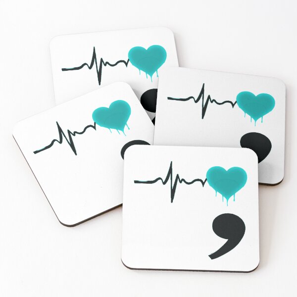 Item preview, Semicolon - green hart designed and sold by UNIX-G.