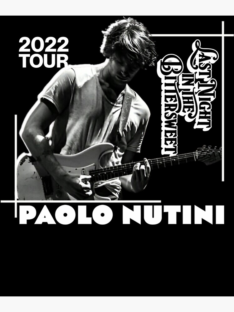 paolo nutini tour merch 2022