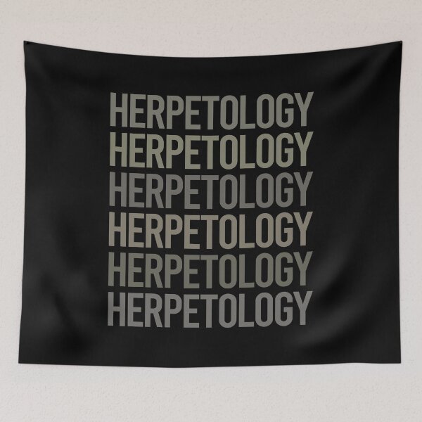 Aperçu de l'œuvre Texte gris Art Herpétologie Herping Herp créée et vendue par TartSpiderWeb.