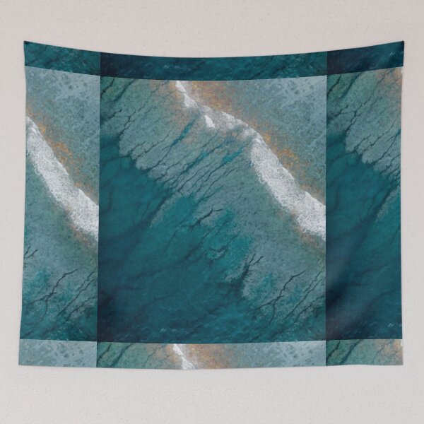 Item preview,  Cute colourful blue sea or ocean water or blue water design designed and sold by BEAUTY ⭐⭐⭐⭐⭐.