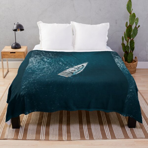 Item preview, Cute colourful blue sea or ocean water or blue water and yacht design designed and sold by BEAUTY ⭐⭐⭐⭐⭐.