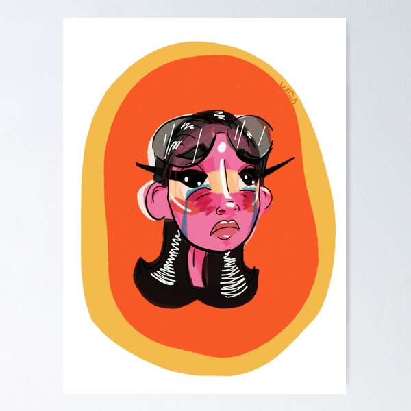 Item preview, sun-burnt girl designed and sold by artibraryCO.