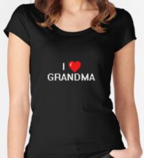 I <3 Grandma Women's Fitted Scoop T-Shirt