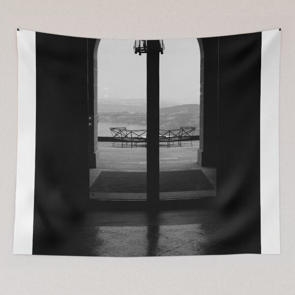Item preview, Arch View with a Terrace and Reflection over Mountain and Lake and City of Lucerne designed and sold by Mats Silvan.