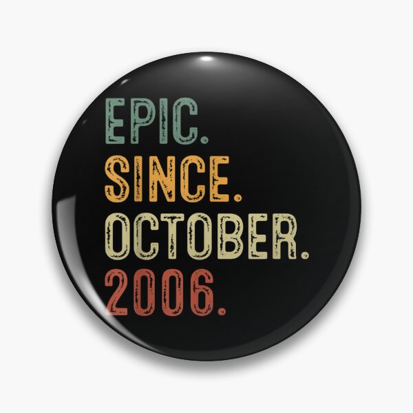 Item preview, 16 Year Old Epic Since October 2006 Vintage 16th Birthday designed and sold by Axelhellquis.