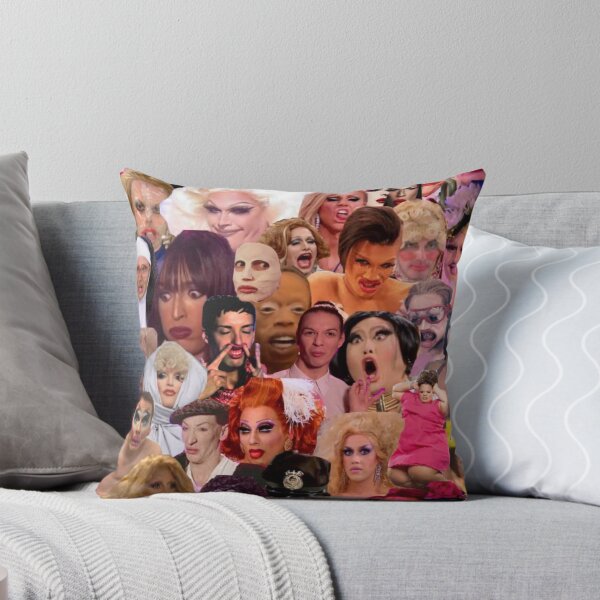 Vista previa del artículo con la obra «Collage Iconic Drag Queens», diseñado y vendido por memekween.