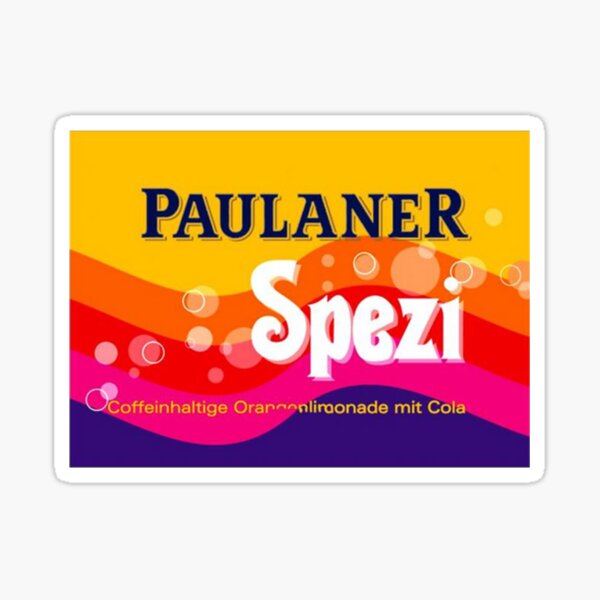 Paulaner Spezi Sticker