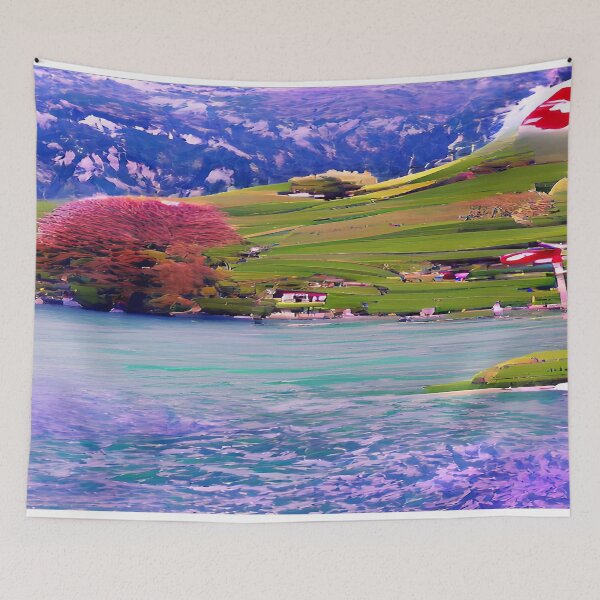 Item preview, Switzerland nature AI artwork designed and sold by Mirex88.