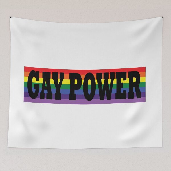 Item preview, GAY POWER! designed and sold by wickedcartoons.