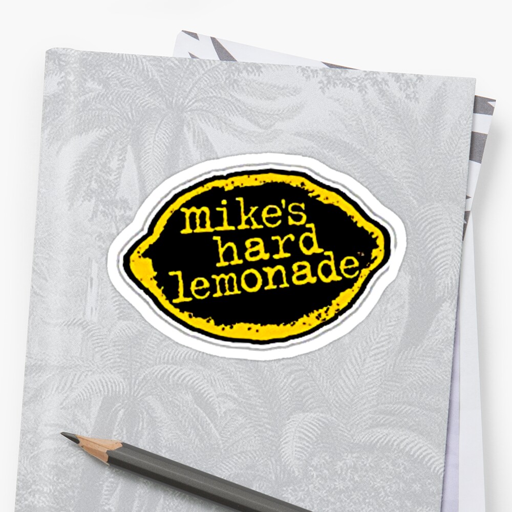 &quot;Mikes hard lemonade &quot; Sticker by Jamieleebaby | Redbubble