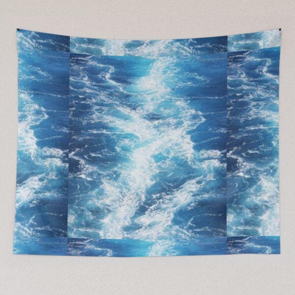 Item preview,  Cute colourful blue sea or ocean water or blue water design designed and sold by BEAUTY ⭐⭐⭐⭐⭐.