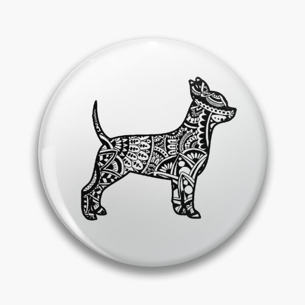 Item preview, Dog zentangle  designed and sold by blackblizzard.