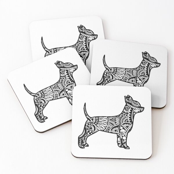 Item preview, Dog zentangle  designed and sold by blackblizzard.