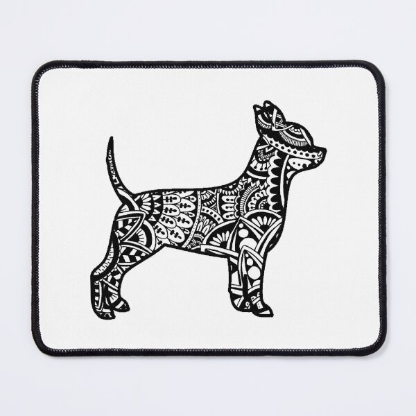 Item preview, Dog zentangle designed and sold by blackblizzard.