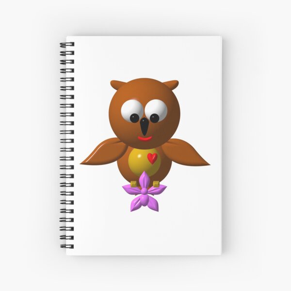 Item preview, Cute owl with orchid designed and sold by Artist4God.