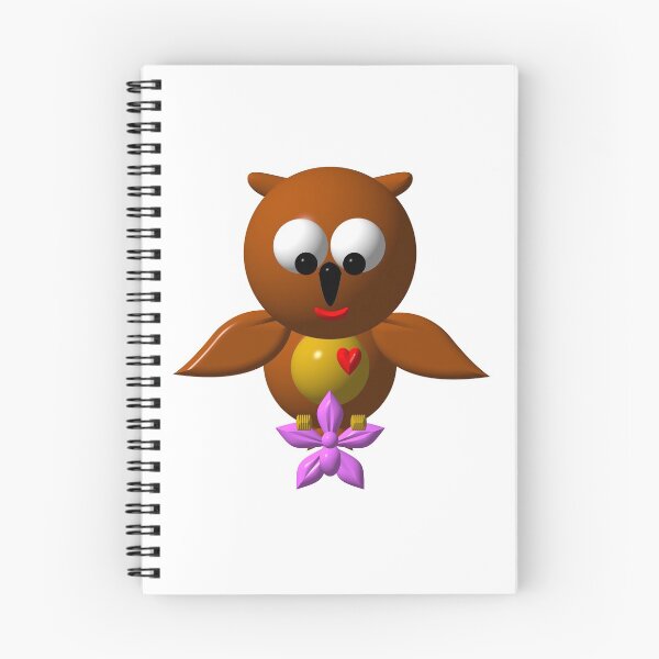 Item preview, Cute owl with orchid designed and sold by Artist4God.