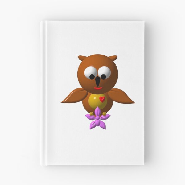 Item preview, Cute owl with orchid designed and sold by Artist4God.