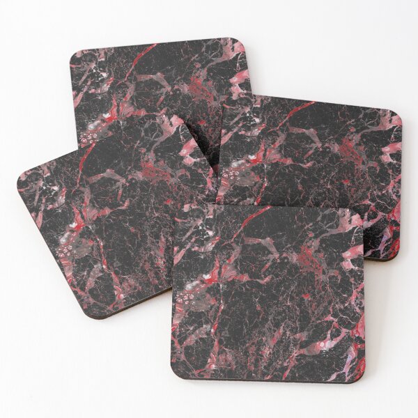Item preview, Dark marble with red designed and sold by marbleco.